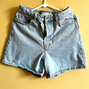 Zara Denim Mom Shorts